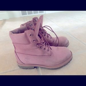 Baby Pink Timberland Boots